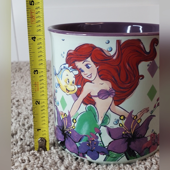 New Disney Under The Sea Ceramic 20oz Mug, The Little Mermaid, Ariel & Flounder - Picture 8 of 12